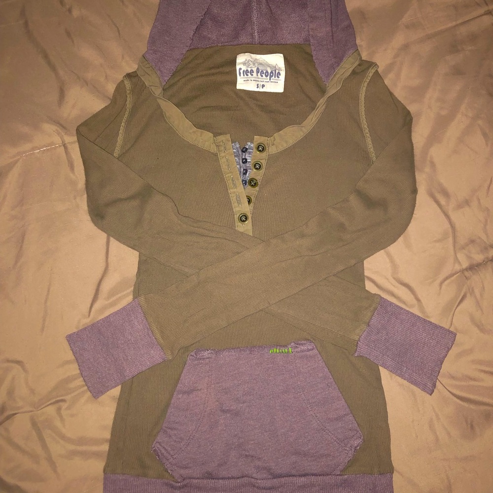 Free People Long Sleeve Hoodie